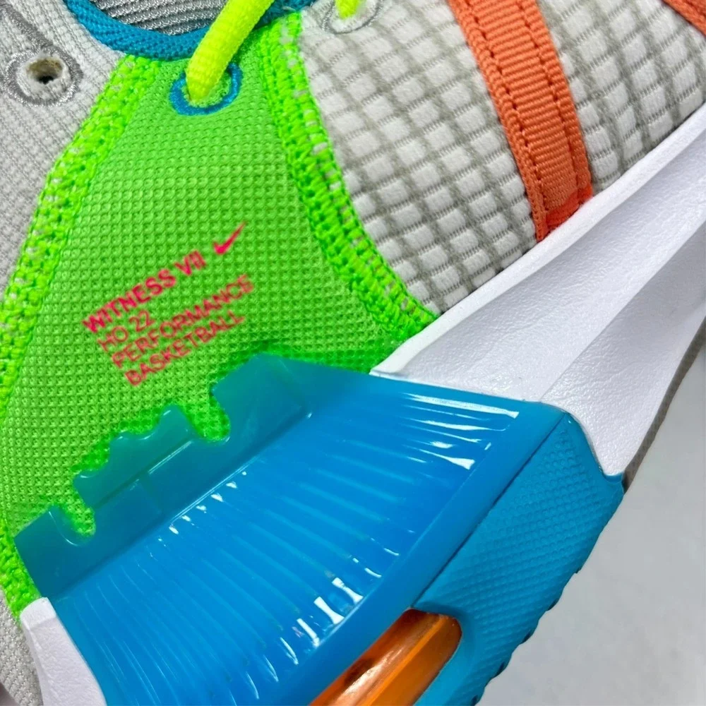 Nike LeBron Witness 7 Basketball Shoes Bright Neon Streetwear Womens 9.5 Mens 8